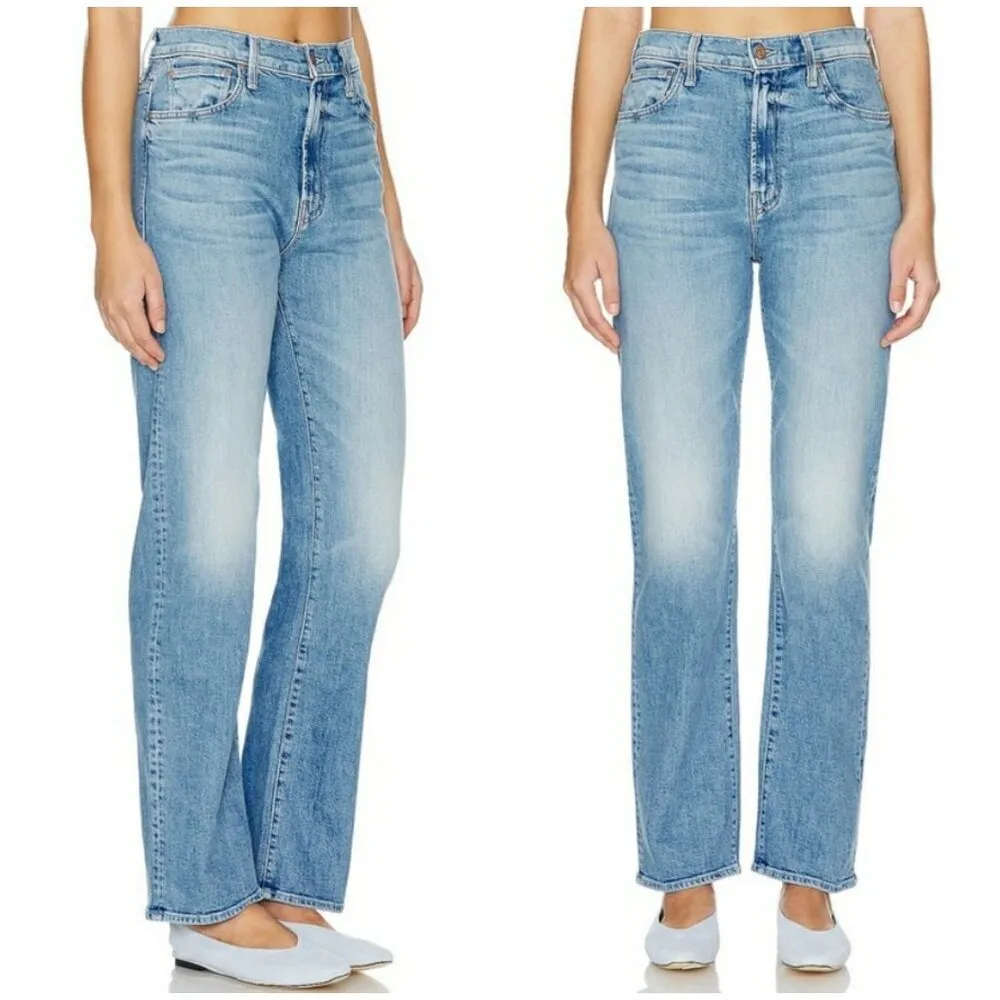 💕MOTHER💕 Ditcher Zip Flood Jeans ~ Love On The Beat 31 NWT Blue - Image 11