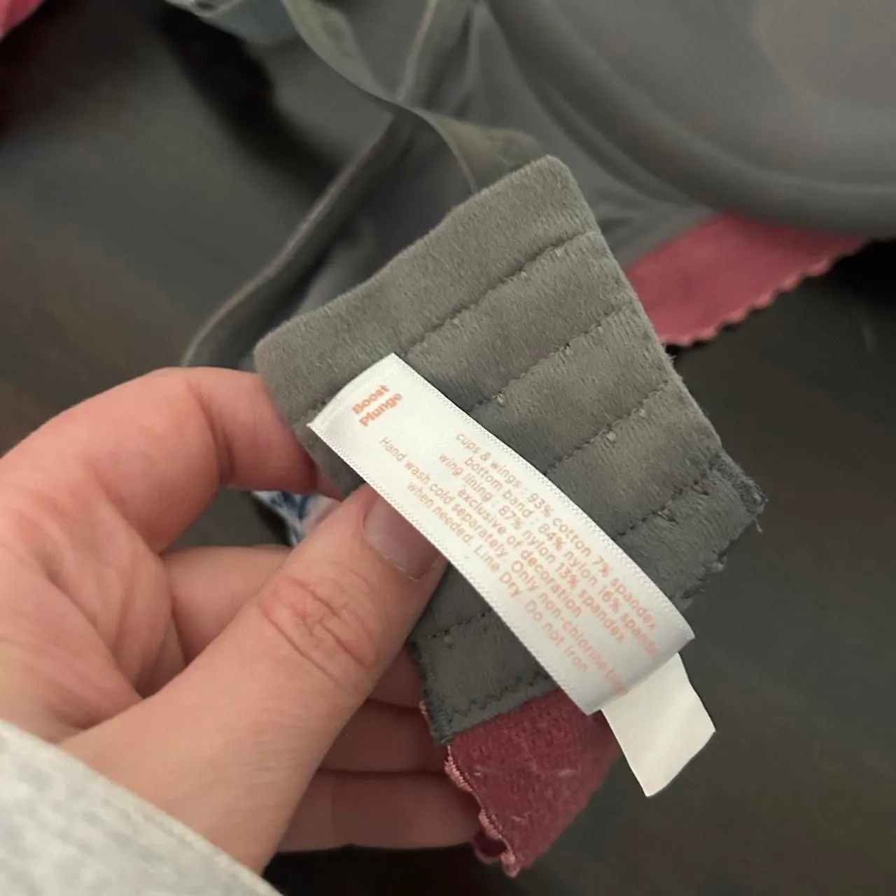 Cacique Boost Plunge Floral print underwire bra 40D - Image 5