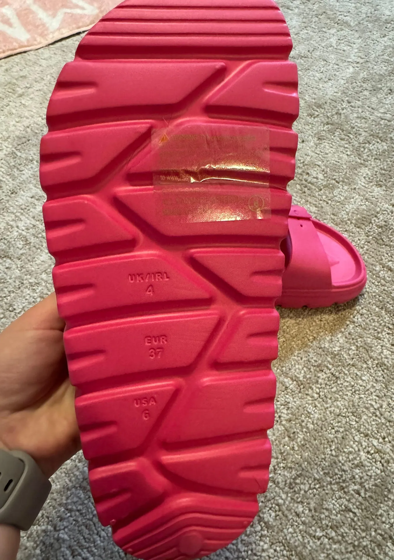 Pink Sandals Size 6 - Image 3