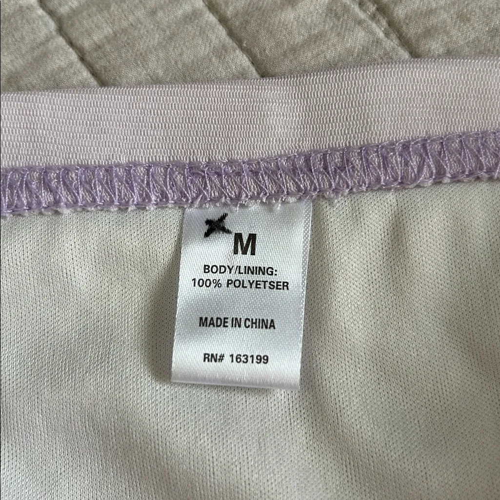 Cute pastel ombré pull on mesh Y2K lettuce, trim, rave party mini skirt M - Image 4