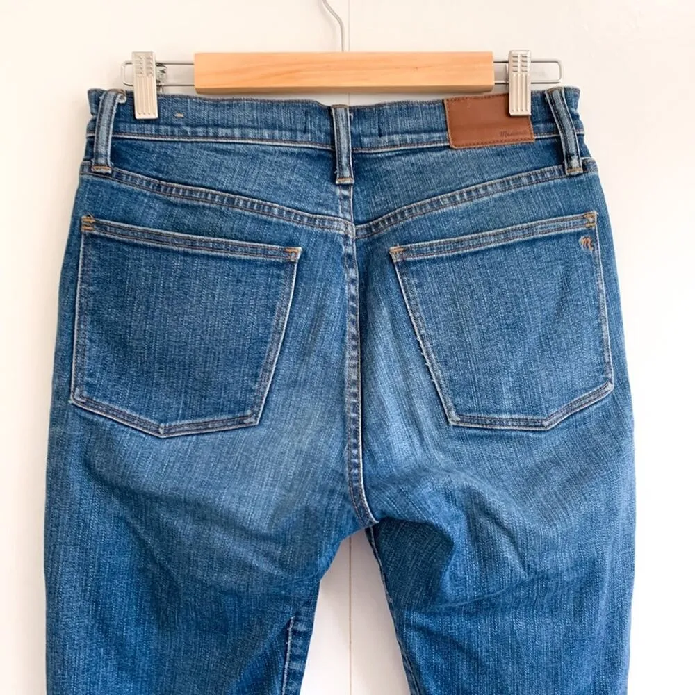 MADEWELL 9" High-Rise Skinny Crop Jeans in Bruce Wash - Image 7