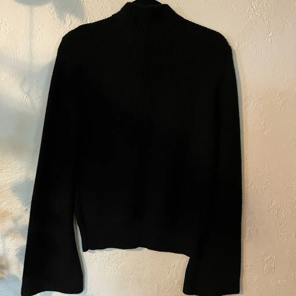 7 For All Mankind Black Women's Sweater - Image 6