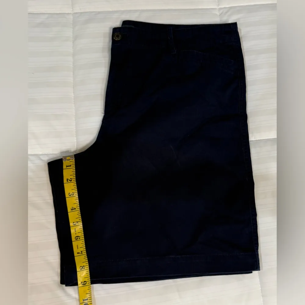 Ralph Lauren Blue Flat Front Navy Shorts Classic Design - Image 5