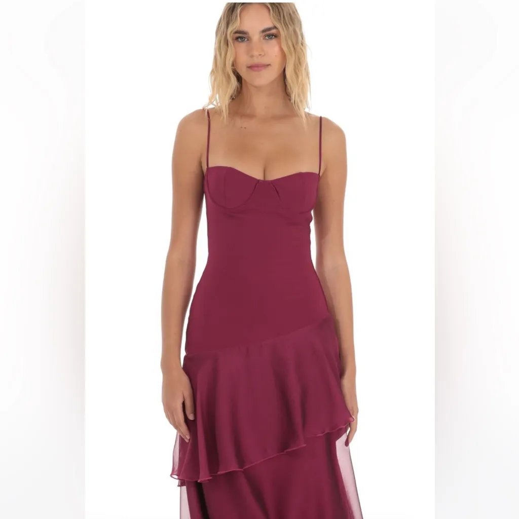 Lucy in the Sky long ruffle maxi dress - Image 3
