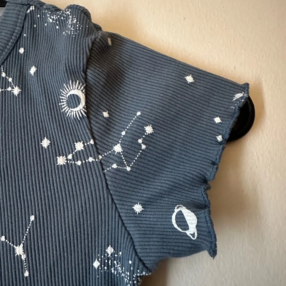 Blue Constellation Print T-Shirt - Image 4