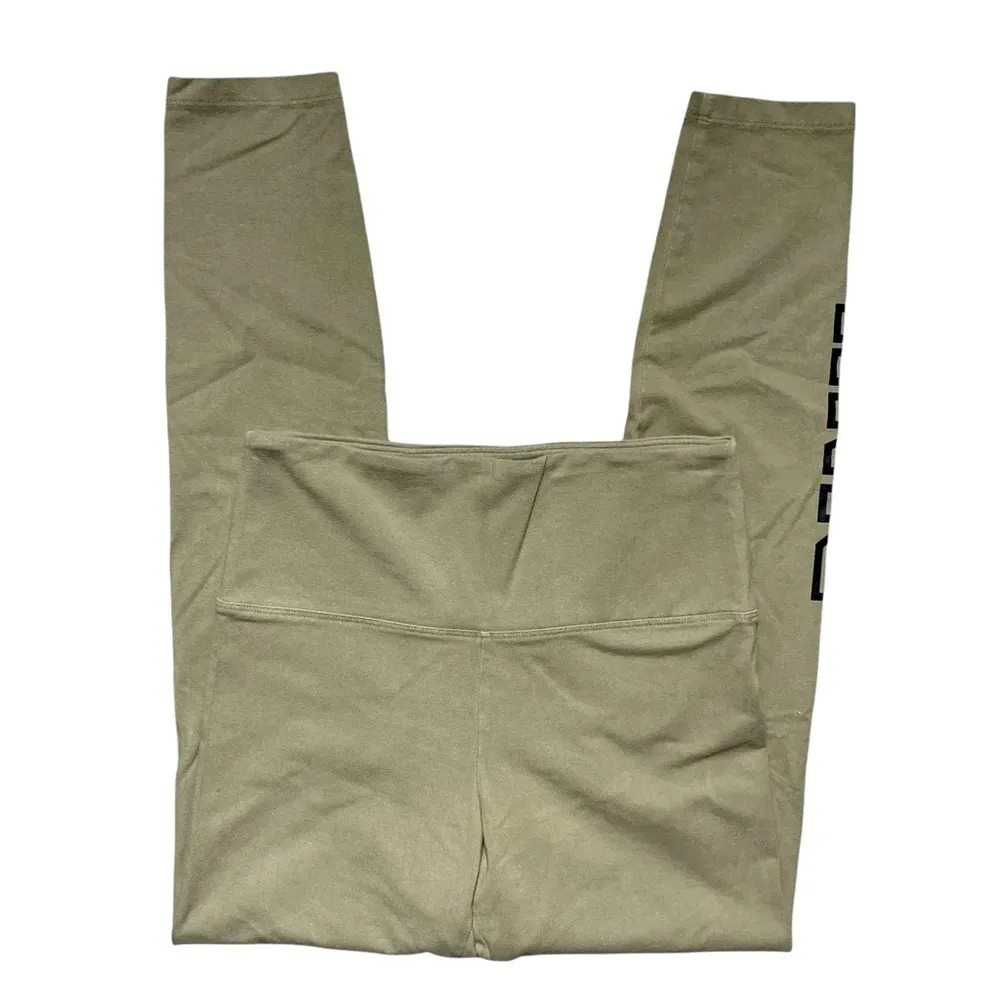 Victoria’s Secret PINK Khaki Green Yoga Pants M - Image 9