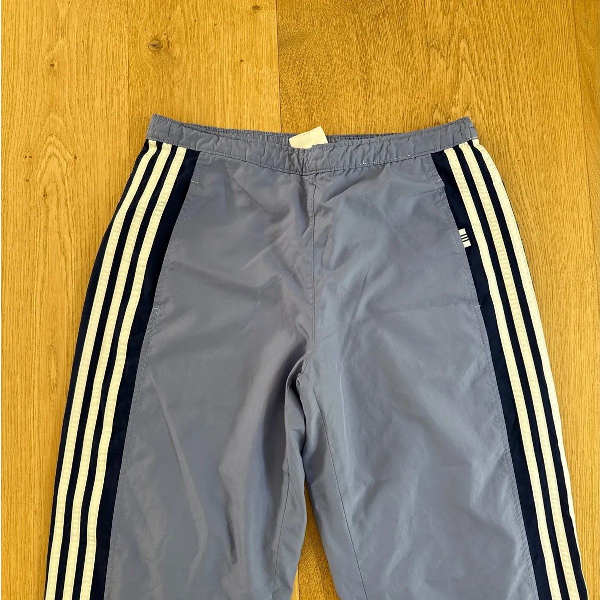 Adidas Trackpants Size M Gray Blue - Image 2