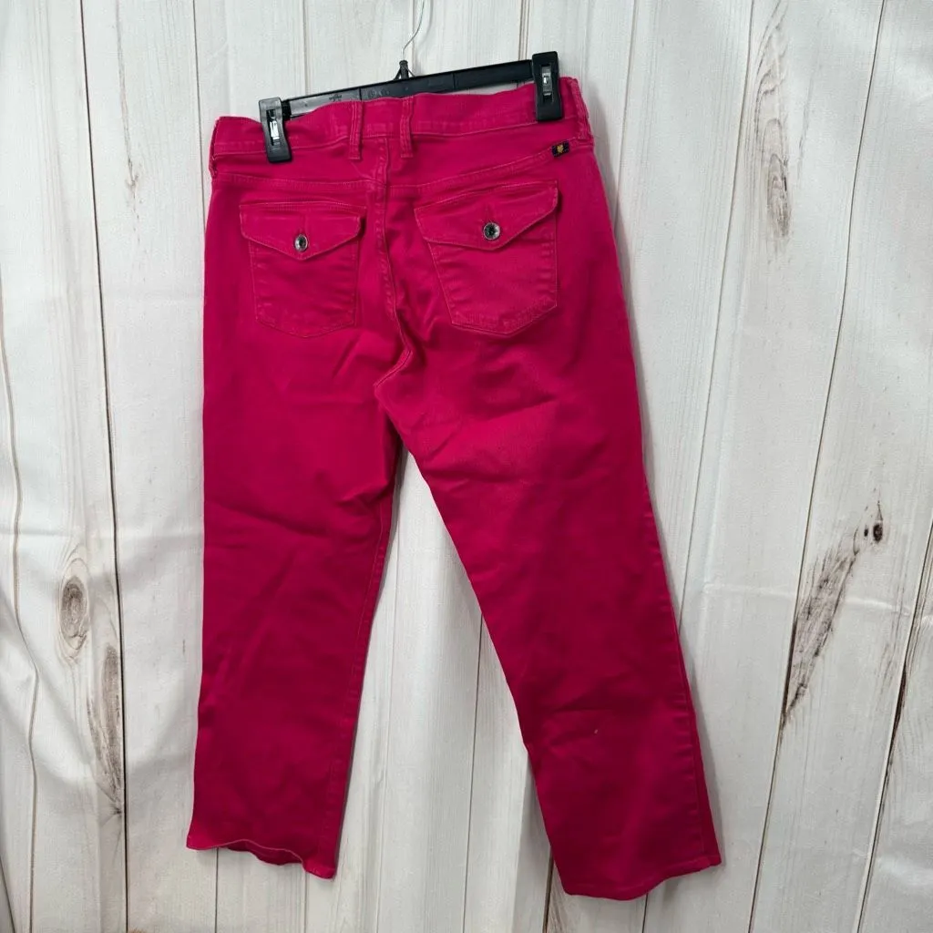 Lucky Brand Women’s 10/30 Sweet N Low Pink Jeans Y2K Cropped 2000s - Image 3