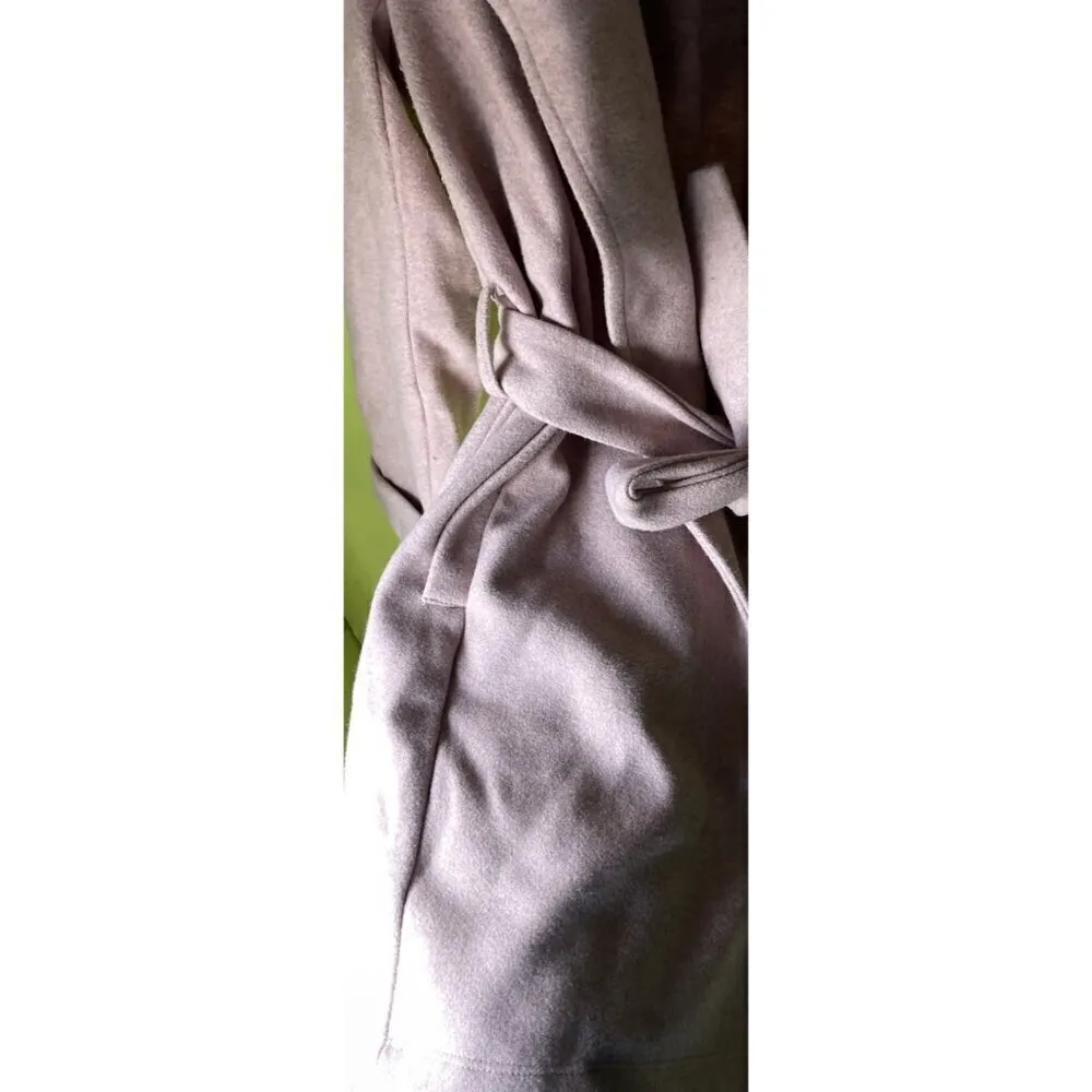 Vintage Blashe Women’s Sz L Over Coat Womens Blush Pink Polyester Hoodie Tie Size L - Image 10