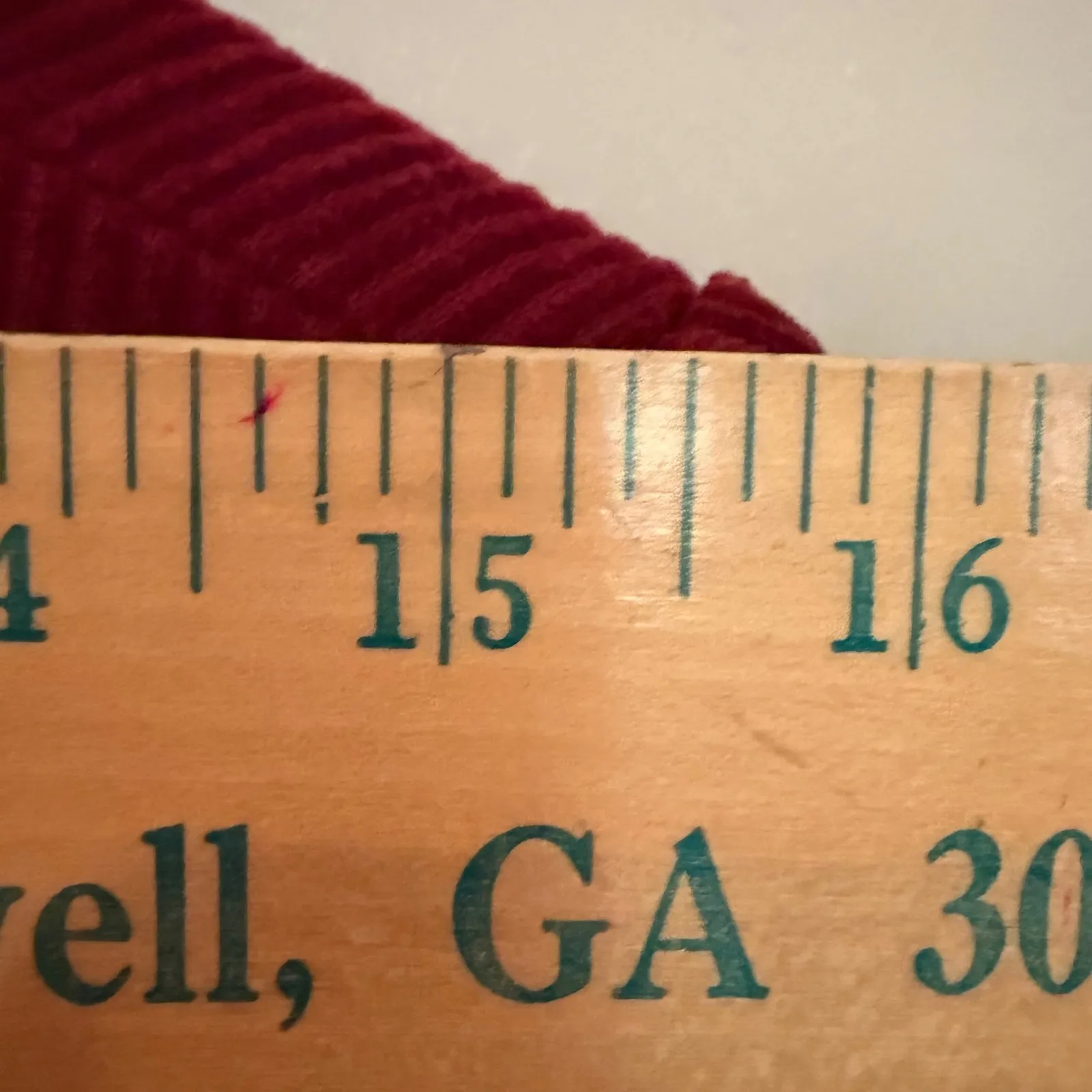 American Eagle‎ Vintage Corduroy Sequin Blazer Women's Small Burgundy Y2K Preppy - Image 8