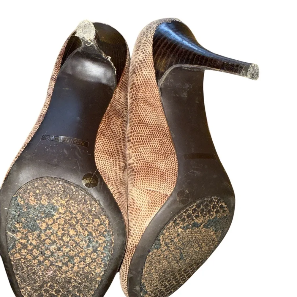 Jessica Simpson Textured Tan Heels Callie Classic 7.5 - Image 6