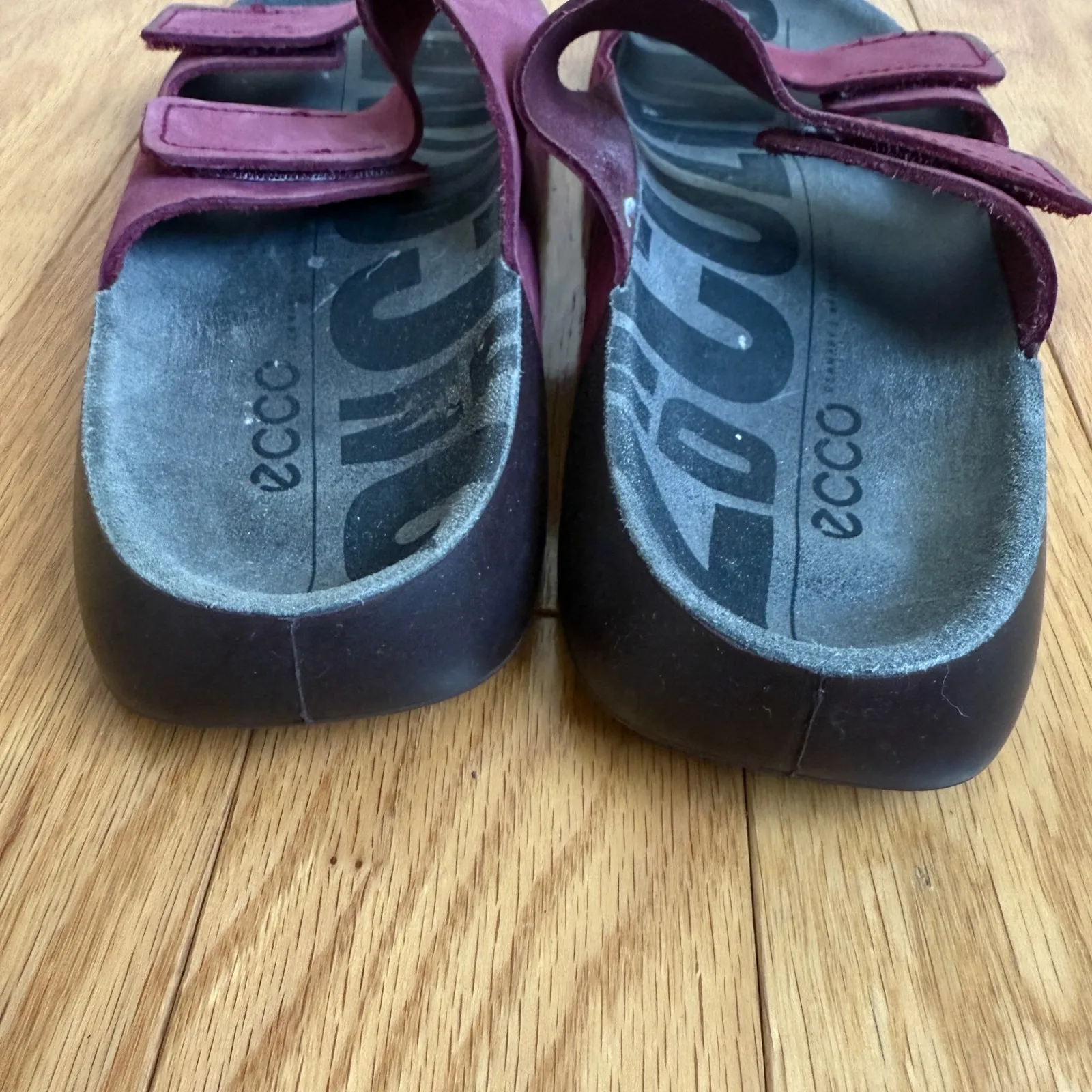 Ecco‎ Fluidform Womens Sandals Strappy Walking Comfort Slides Burgundy EU 38 - Image 9