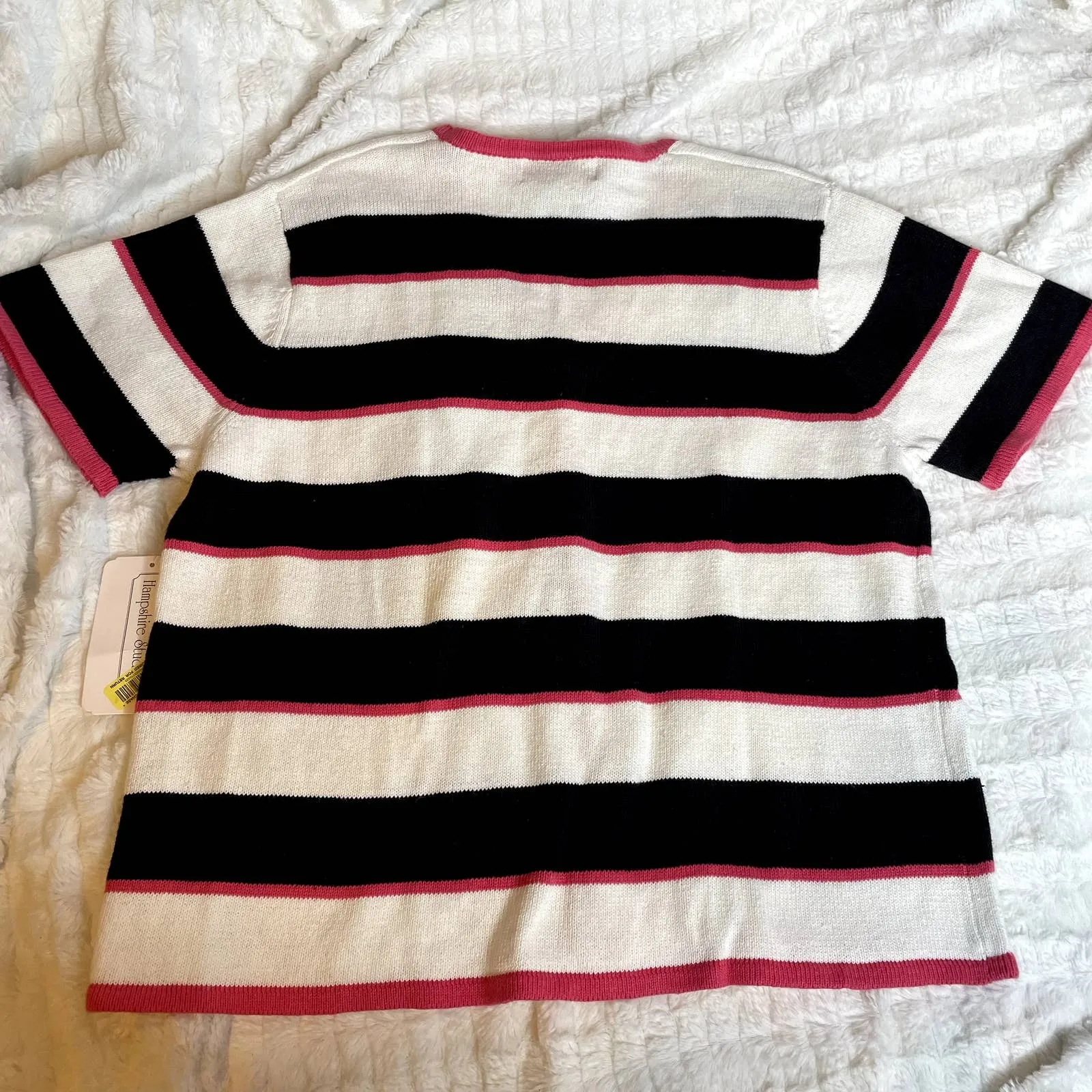 HAMPSHIRE STUDIO Petite Medium Novelty Sweater Flip Flop Sandal Button Down‎ NWT Black Size undefined - Image 7