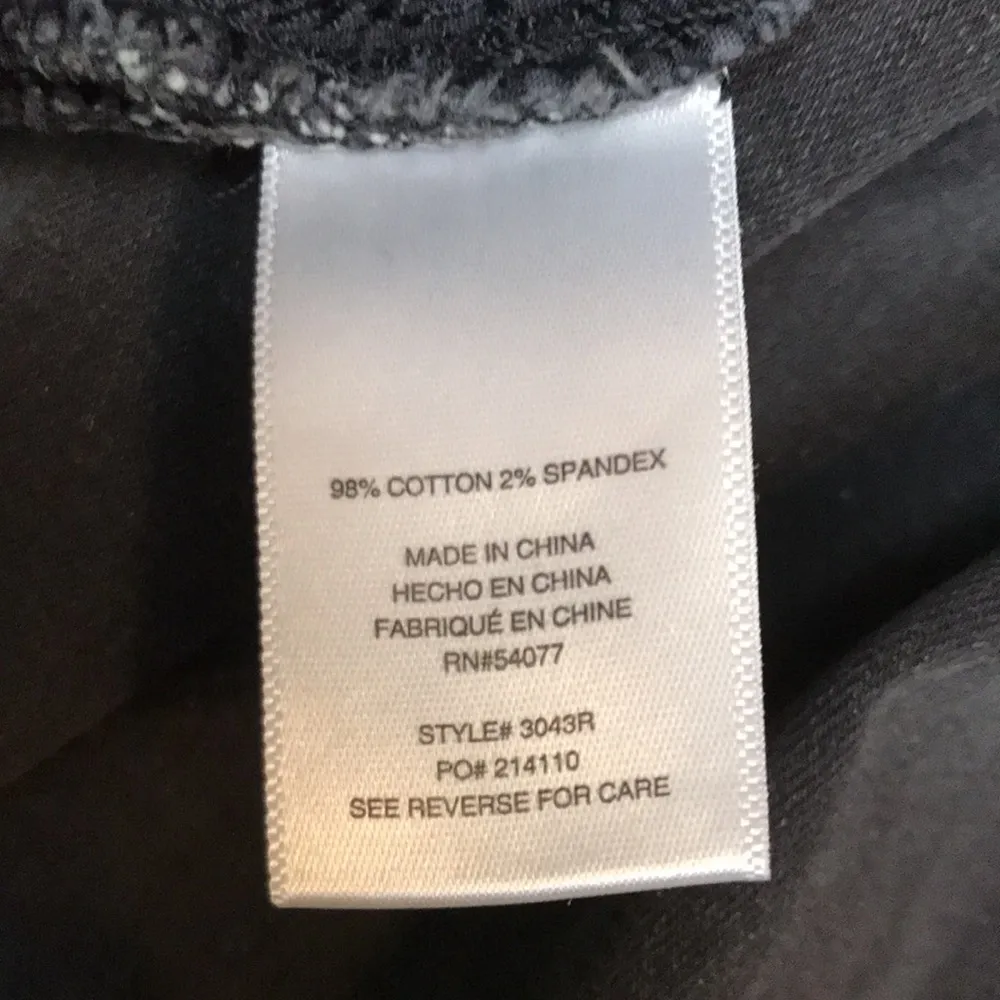 Cabi Women’s Curvy Slim Boot Cut Faded Black Denim Jeans - Image 10