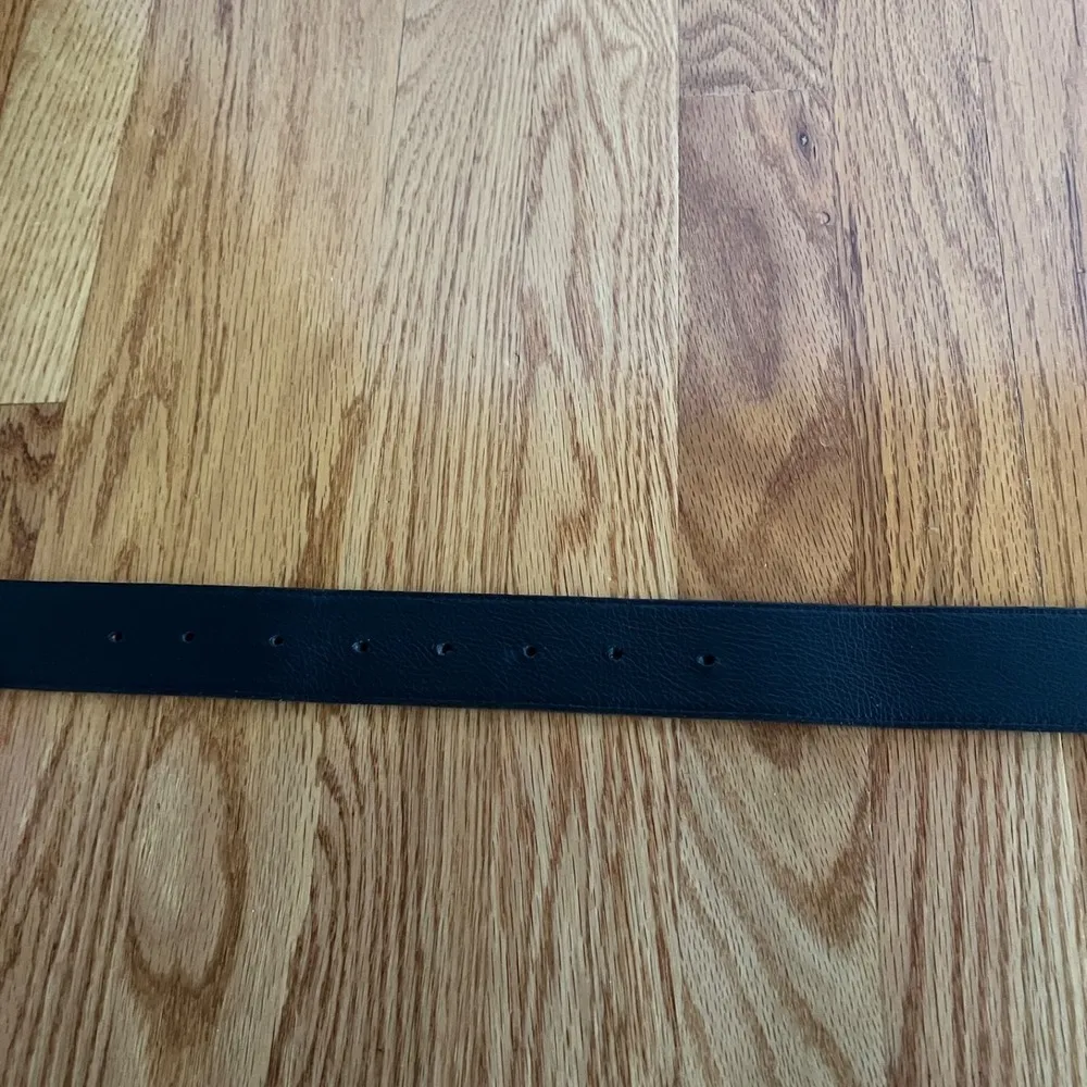 Connie Bates Farenheit Brown Leather Belt Semi Precious Stones 28" - Image 7