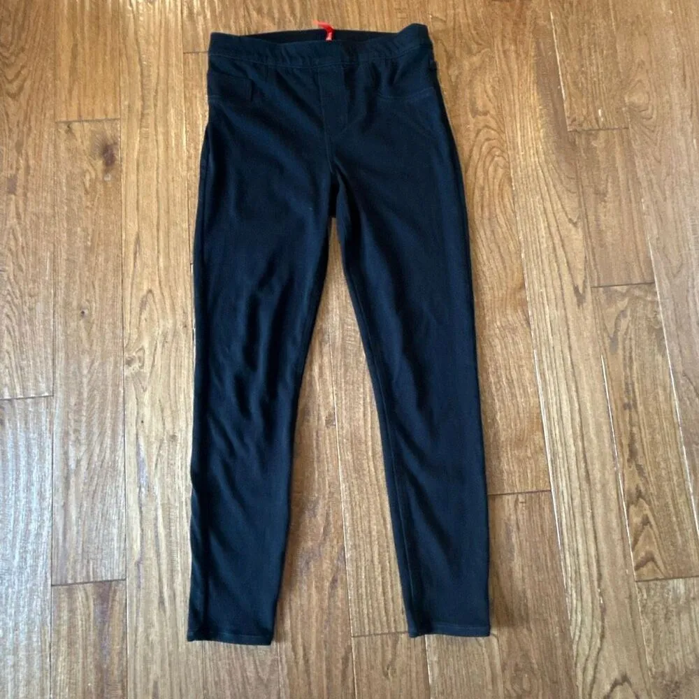 Spanx black high rise pull on pant leggings size M - Image 4