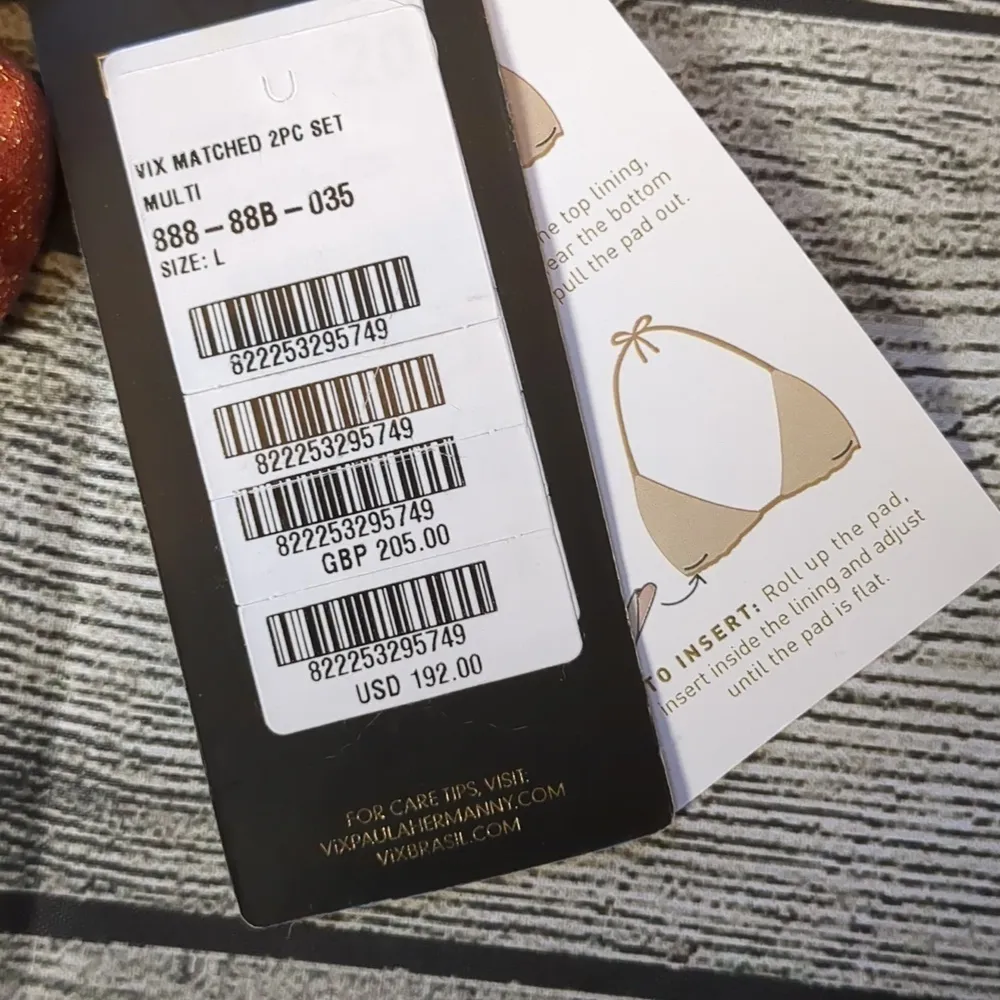 Vix Paula hermanny bronze gold color bikini top size large - Image 8