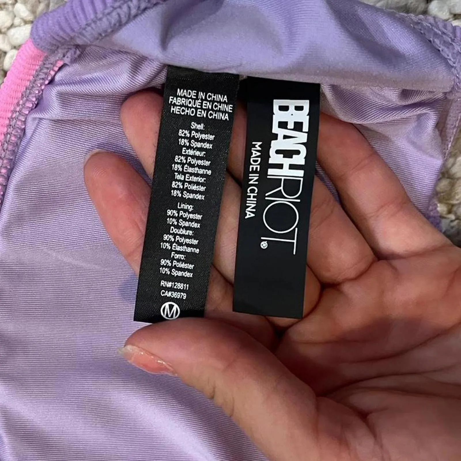 Beach Riot Kay Top Sublime Spring Colorblock - Bikini Top - Image 4