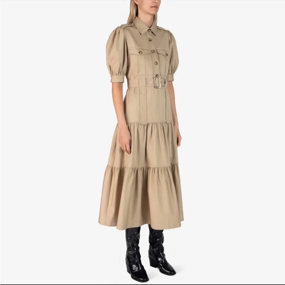 Derek Lam 10 Crosby Buffy Utility Shirtdress Dress - Image 3