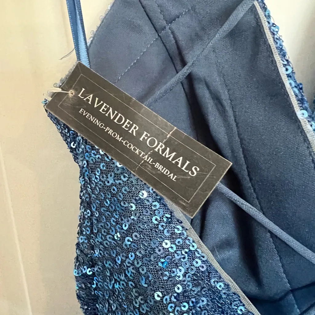 NWT Cinderella Devine  sapphire, blue gown - Image 2