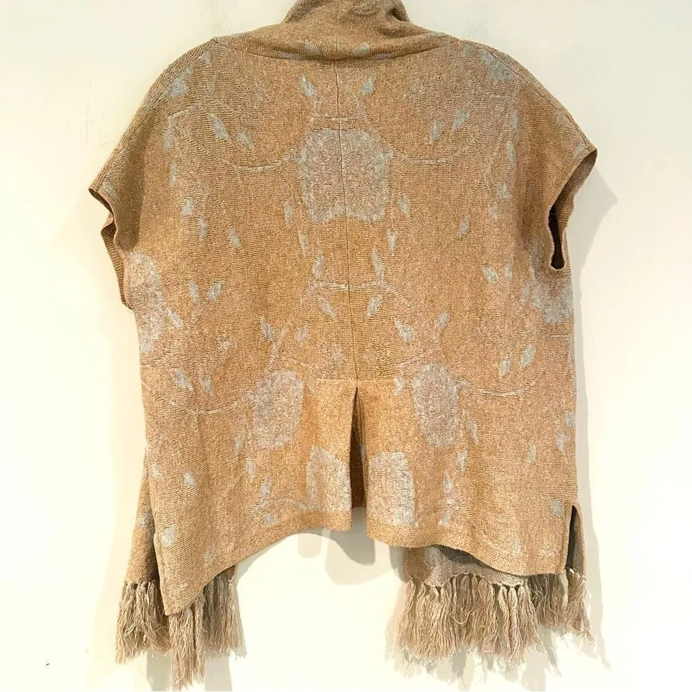 Angel Of The North Anthropologie Cardigan Women's Small Icebloom Metallic Knit - Image 6