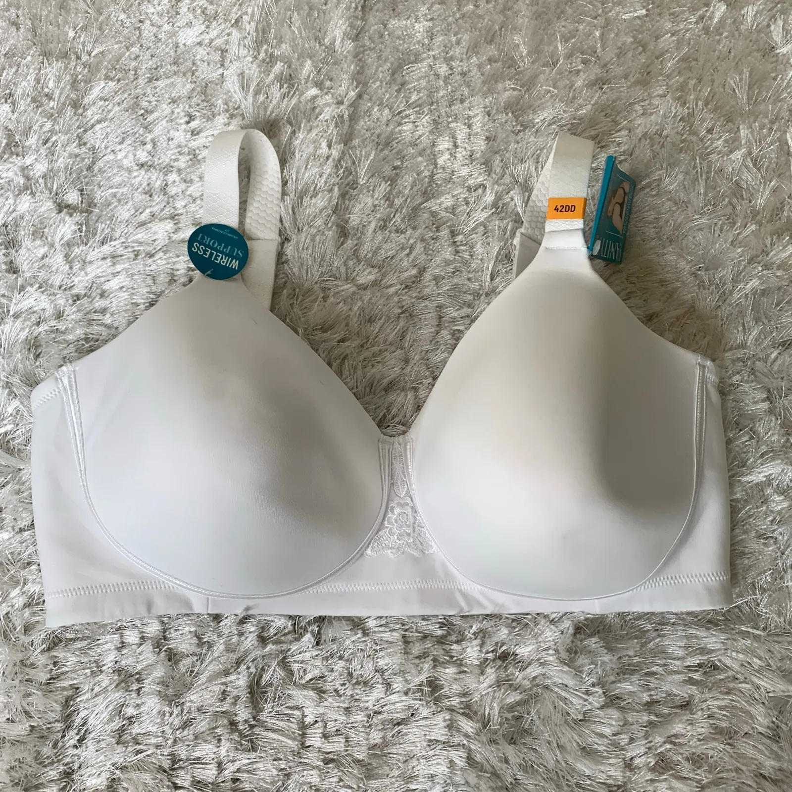 Vanity Fair NWT Style 71380 Beauty Back Bra Sz 42DD White - Image 2