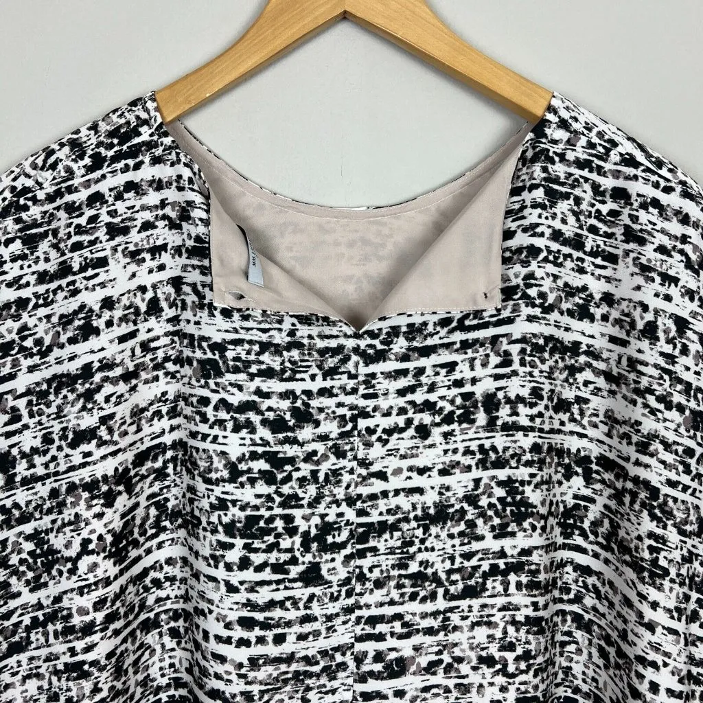 MM Lafleur Blouse Top Women‎ +3 3X Multicolor Ink Wash The Didion Sleeveless New - Image 6