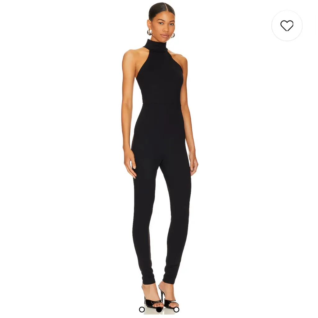 susana monaco Mock Turtleneck Legging Jumpsuit - Image 2
