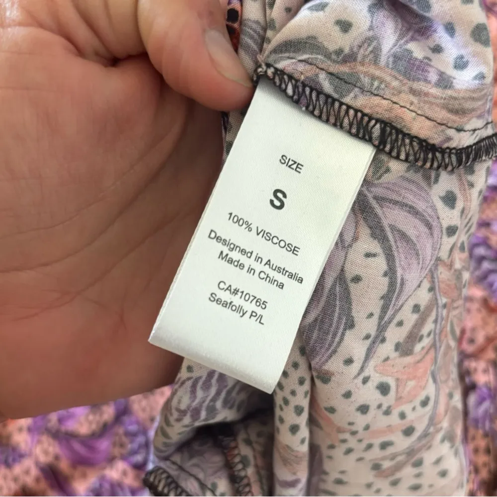 seafolly native kimono swim coverup new nwt dress - Image 5