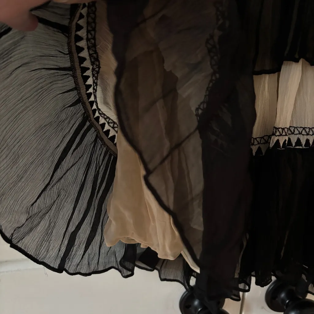 Ulla Johnson Loreli Dress Moonflower Size 14 NEW Boho Bohemian Flowy Tassel Tier - Image 7