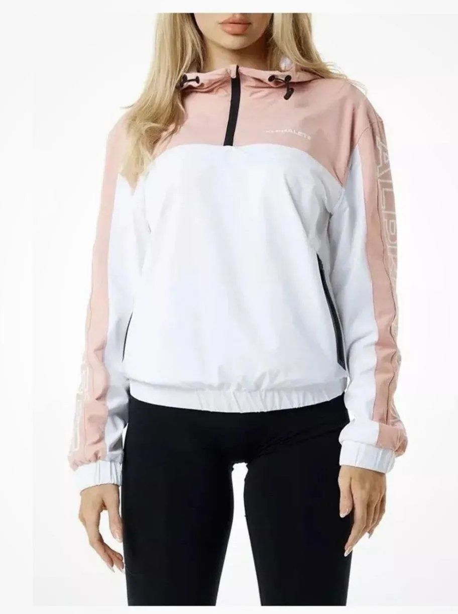 Alphalete Women's EXP Tech Windbreaker- Himalayan Pink, Size Large - Image 2