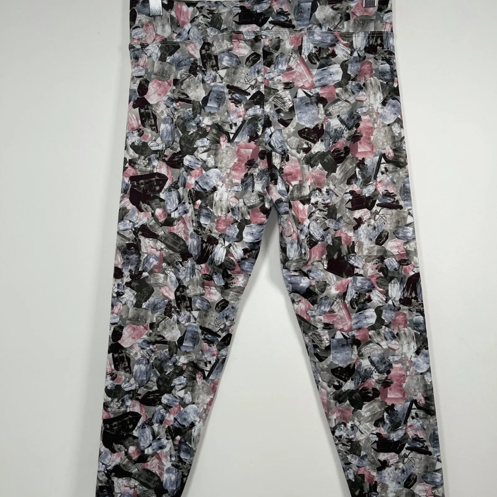 LIVE THE PROCESS Cropped Leggings Athletic Sport M Gray Size M - Image 5