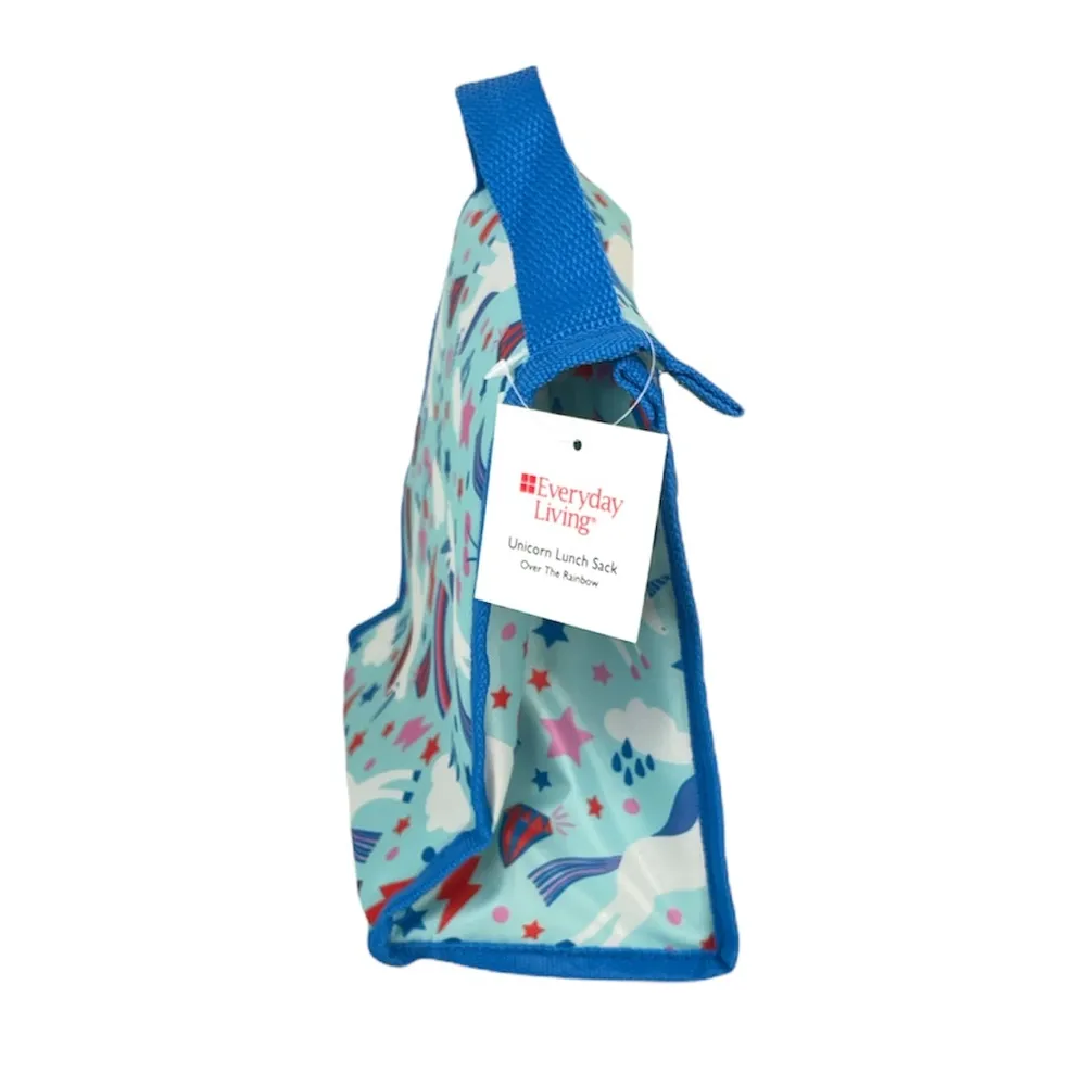 Everyday Living Unicorn Lunch Bag, Blue, Red, Pink, White - Image 3
