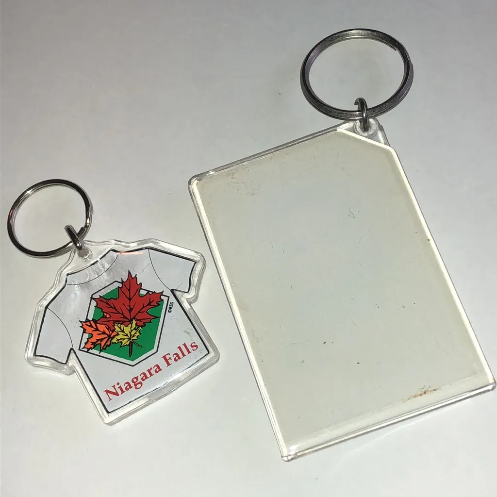 Niagara Falls Souvenir Keychain Set Red - Image 3