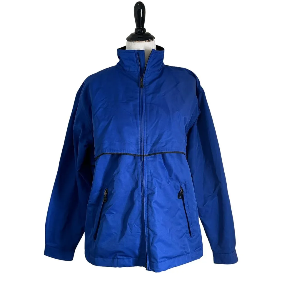Cutter & Buck Womens Performance Jacket Size M Vented Blue‎ Full Zip Logo - Image 3