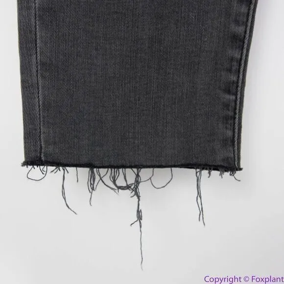 NEW Madewell 9" Mid-Rise Skinny Jeans in Black‎ Sea, 28 - Image 12