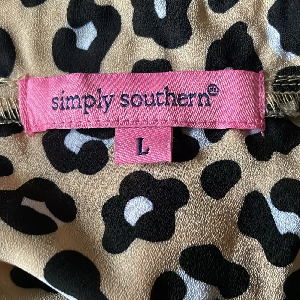 Simply southern animal print dress new without tags L - Image 2