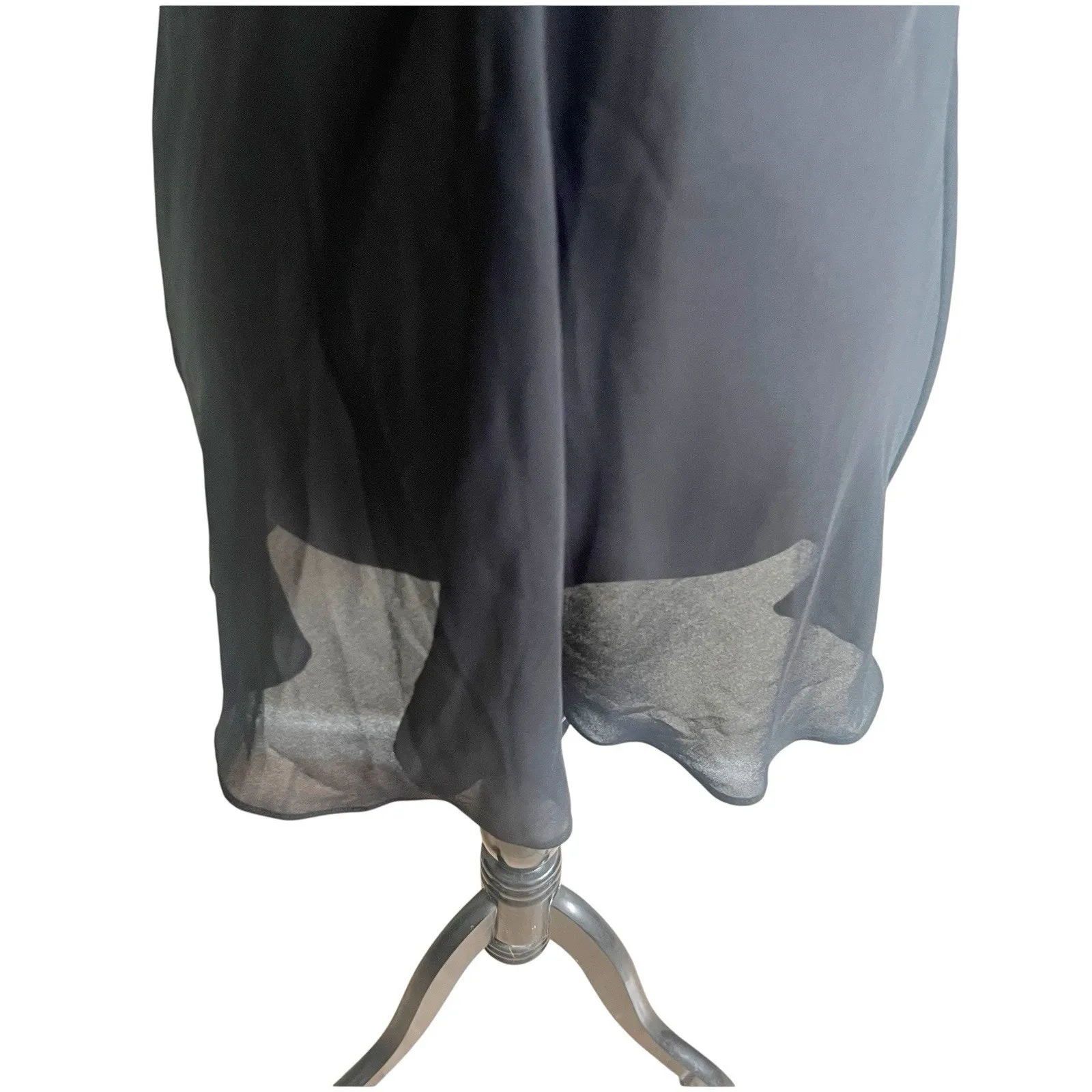 Fredericks Of Hollywood Lingerie Chemise Slip Bow Ties Sz Medium Black Coquette - Image 5