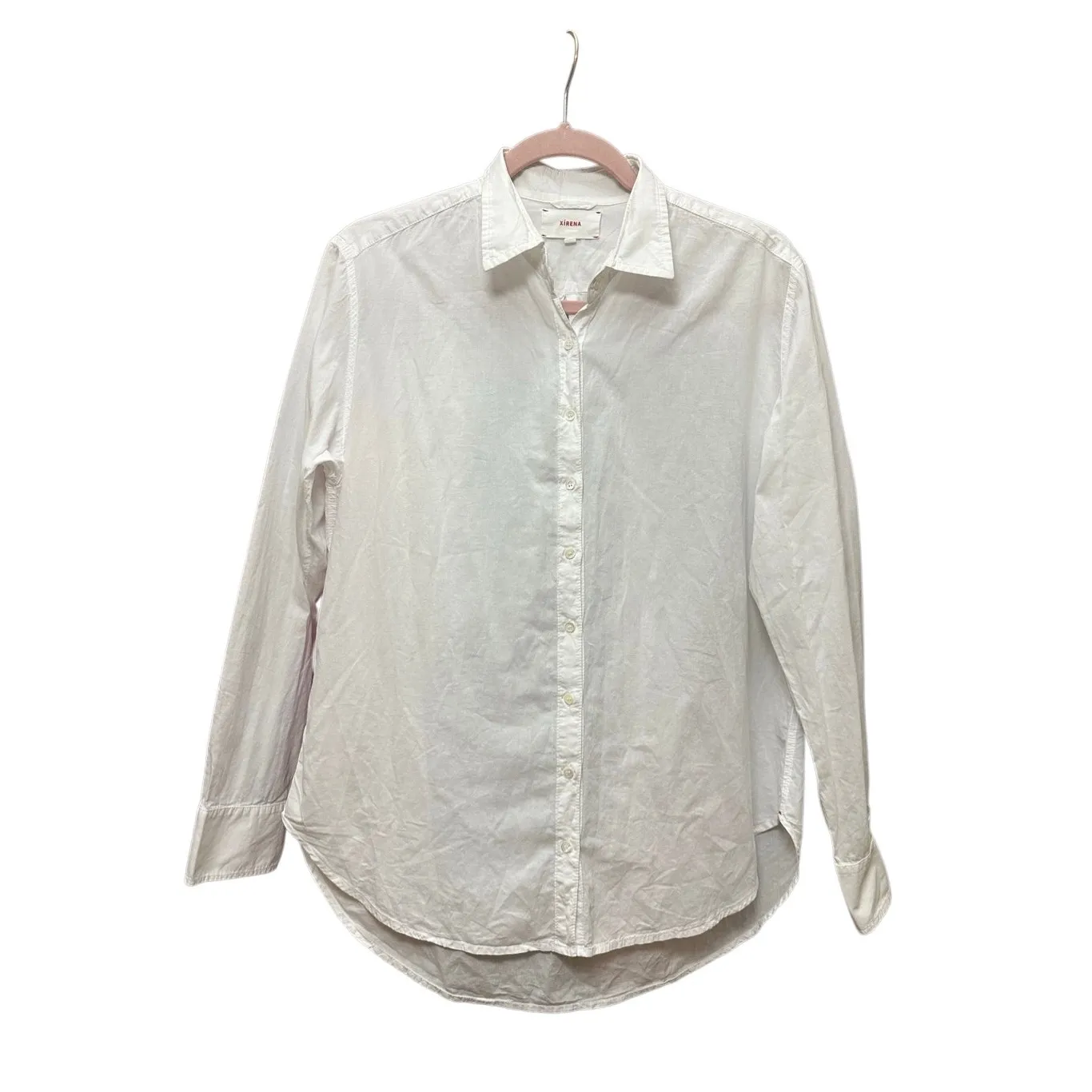 Xírena Cotton Button Down Blouse Size XS White - Image 10