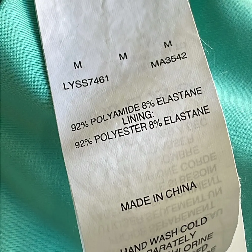 Laundry By Shelli Segal Teal Paisley Multi Way One Piece Swimsuit - Image 7