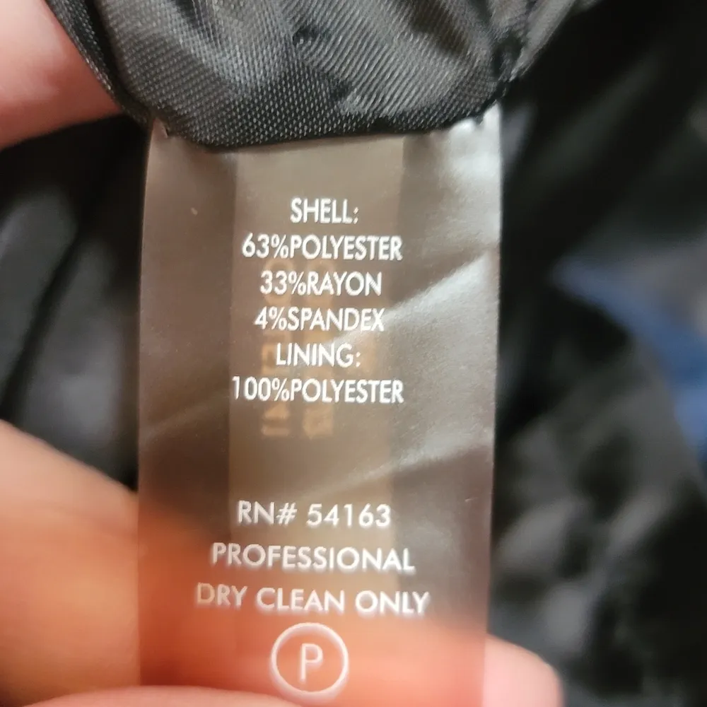 Calvin Klein Little Black Cap Sleeve Scoop Cowl Neck Belted Lined Dress Sz 6 - Image 12