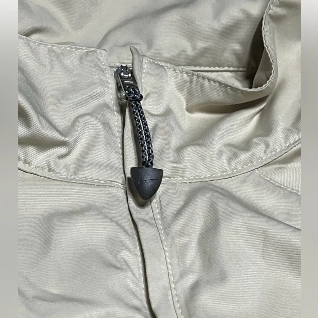 Nike Clima Fit Windbreaker Long/Short Sleeve Outdoor Jacket Adult Size XL - Tan - Image 3