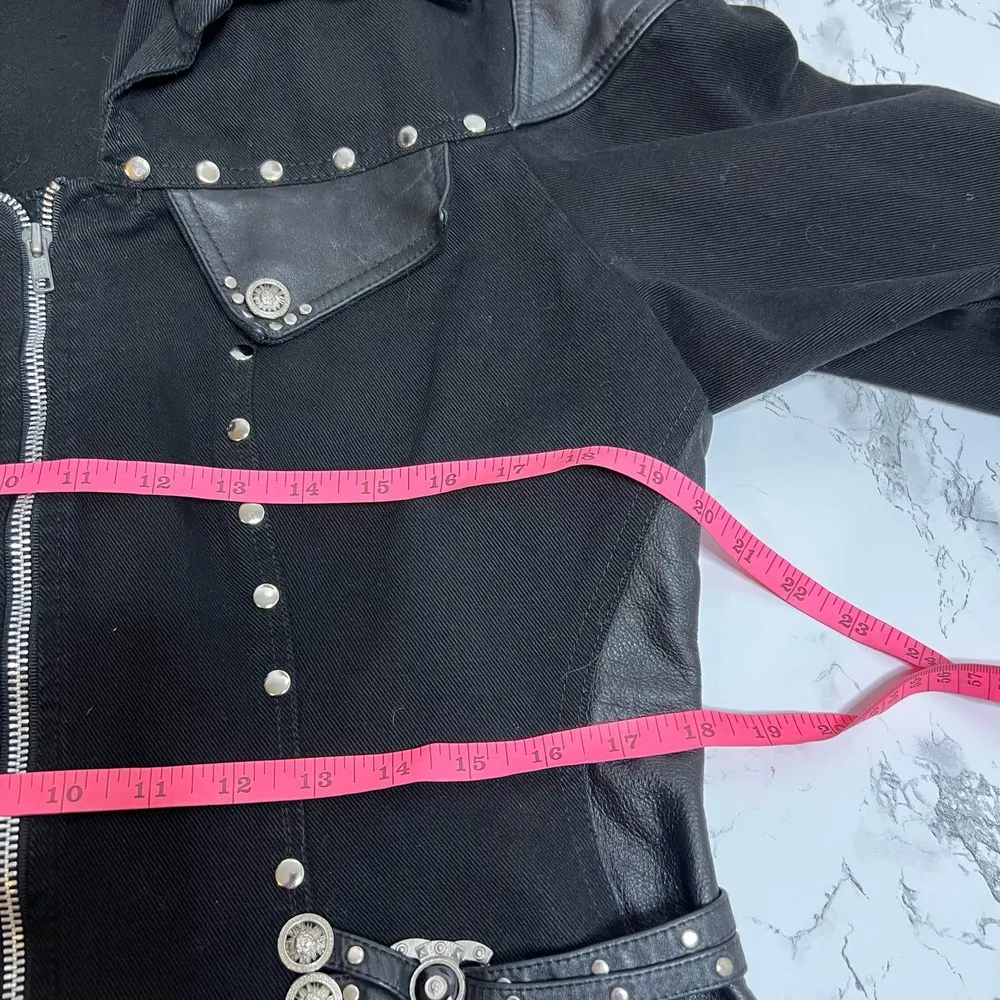 VINTAGE Andrea Isabella studded 80’s jacket Sz M Size L - Image 7