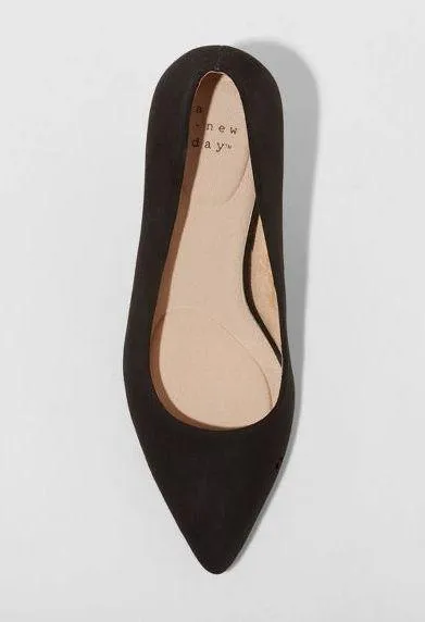 Gemma Black Pointed Toe Heeled Pumps SZ 10 - Image 3