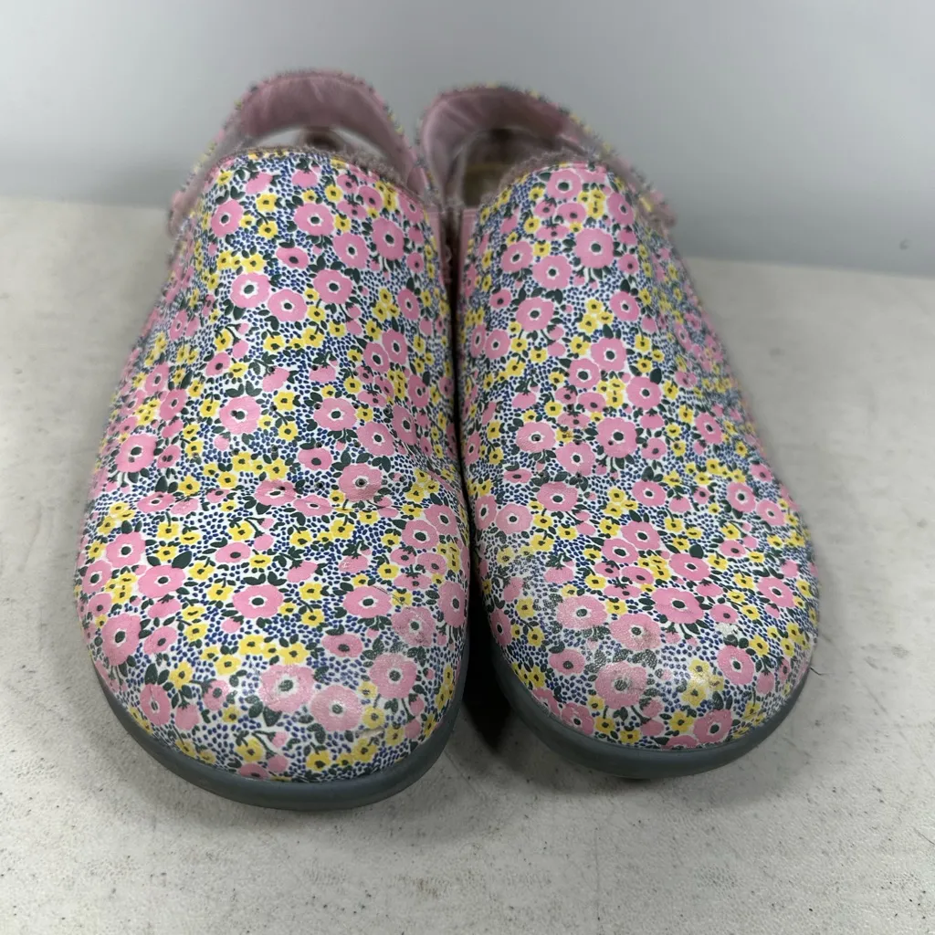 Alegria Skillz Women's Simply Irresistible Floral Print Swivel Strap Clogs 37 - Image 3