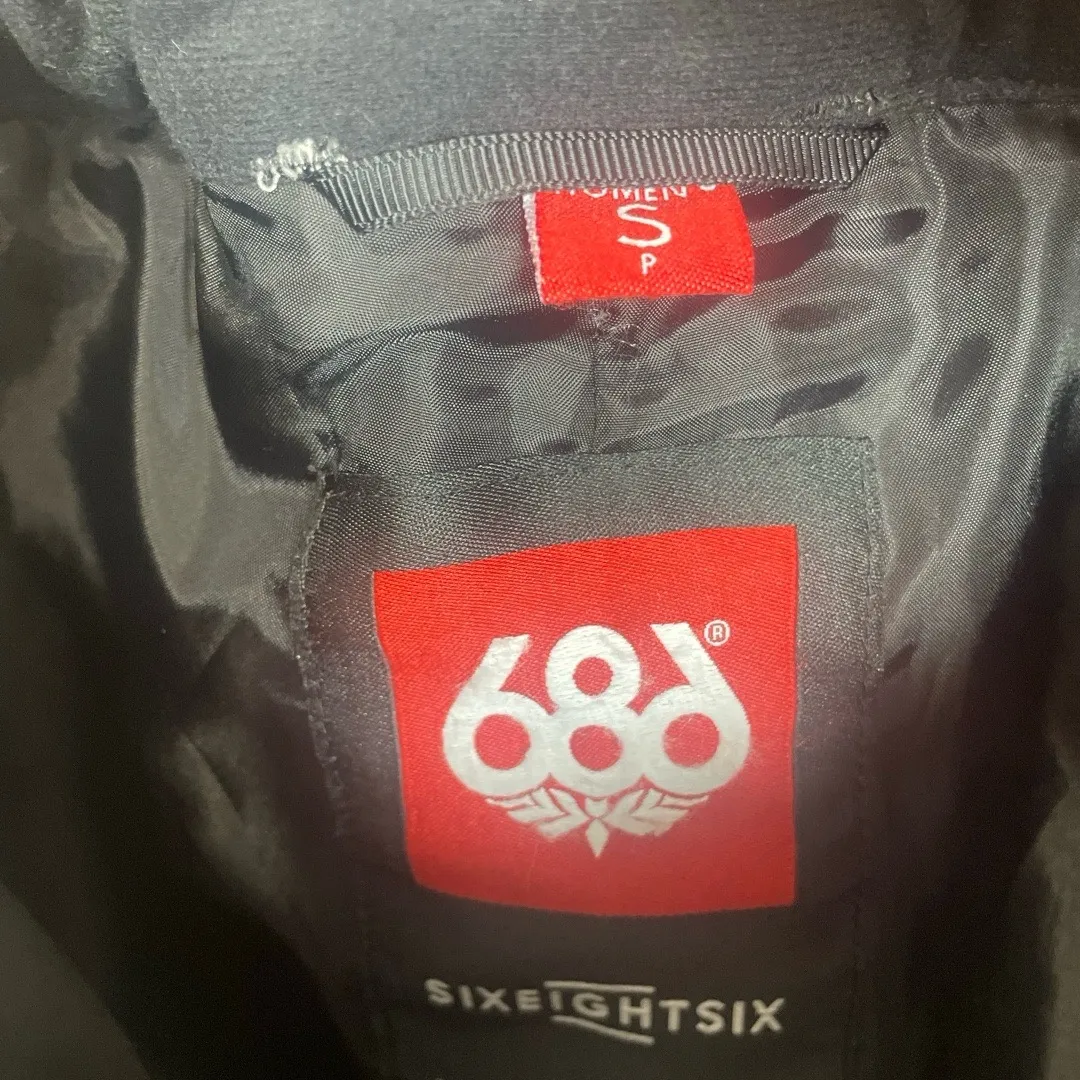 Six Eight Six 686 Snow Pants size S Light Grey Avey Waterproof Insulated Skiing Gray - Image 13