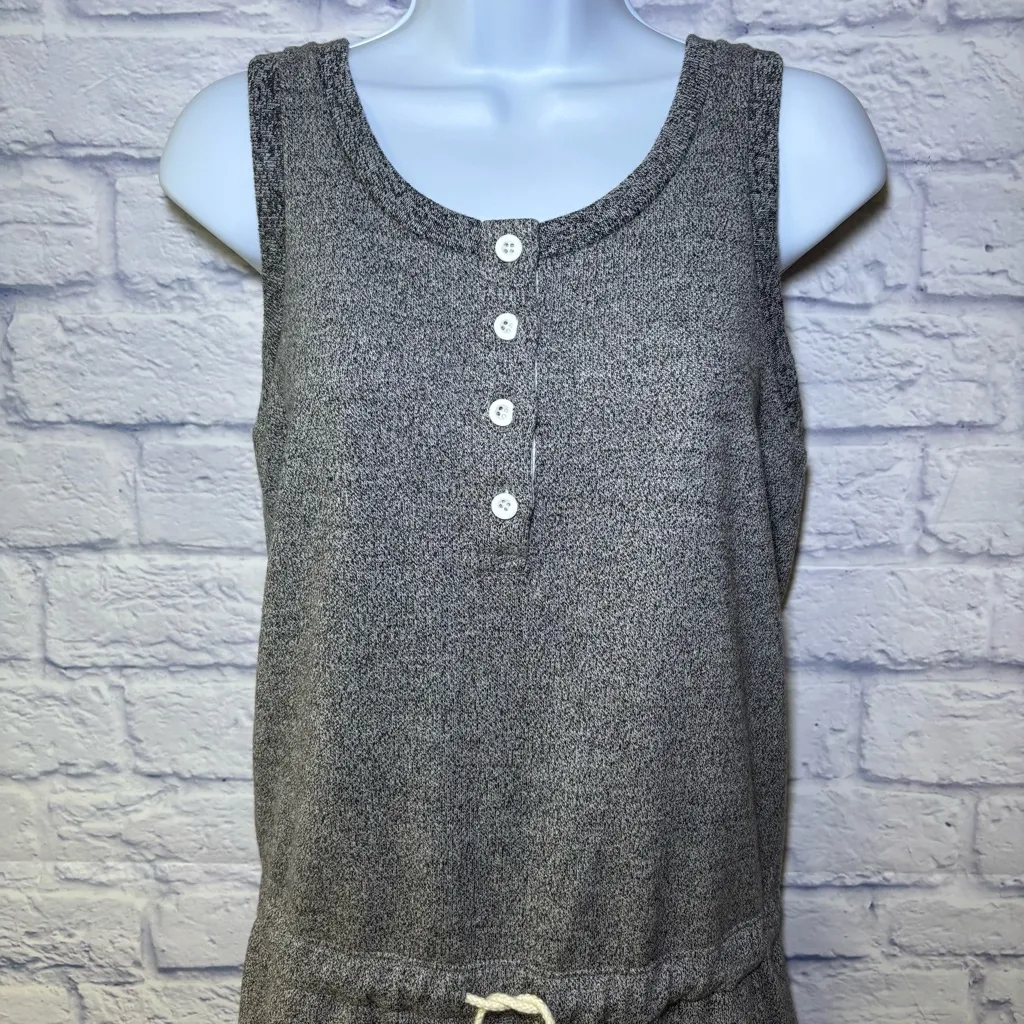 Roots Canada Cabin Collection Womens Jumpsuit Grey Med Athleisure Luxe Comfort - Image 16