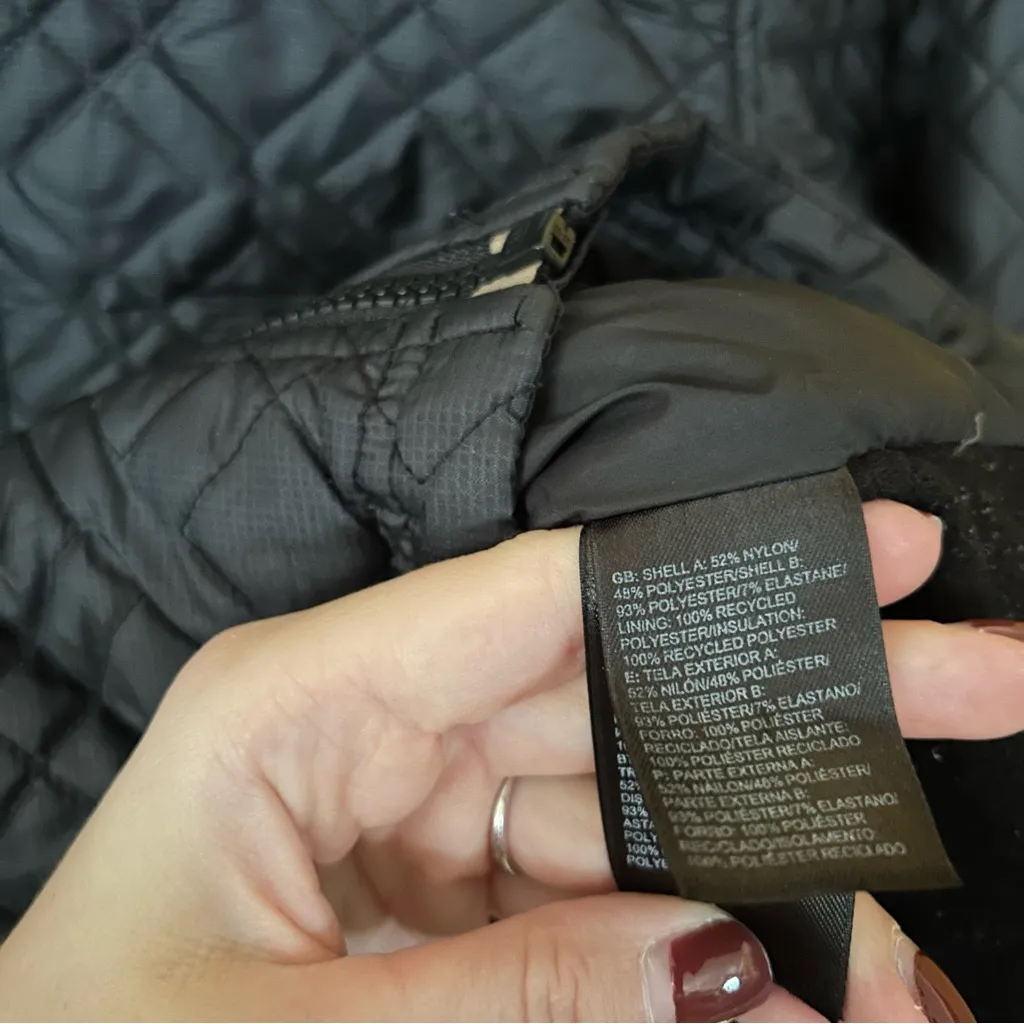 The North‎ Face Quilted Puffer Jacket Winter Full Zip Black Size XS - Image 6