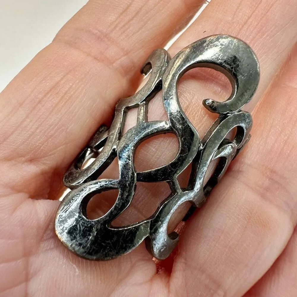 Grey cocktail ring - Image 3