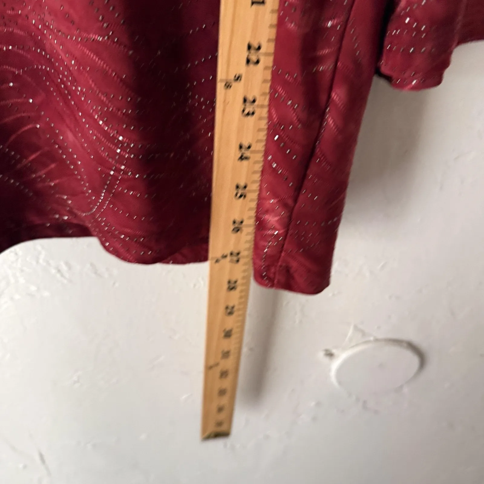 JM Collection‎ Y2k Womens Large Metallic Studded Pullover Stretchy Whimsigoth - Image 5